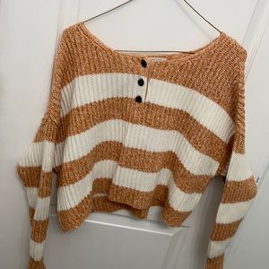 American eagle fancy cropped sweater